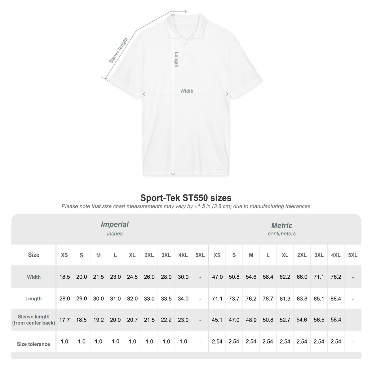 Embroidered Minimalist Selfish Era Co. Logo Polo Shirt — White Performance Golf/Work Polo