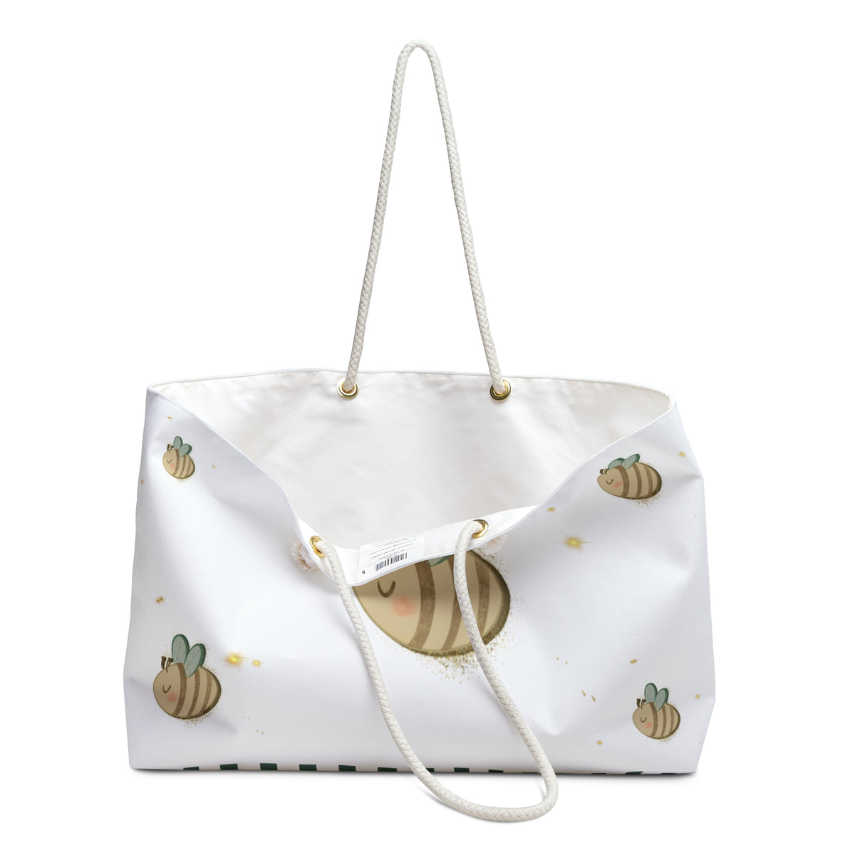 Ragon Bizzy Bee Pattern Weekender Bag — Travel Tote