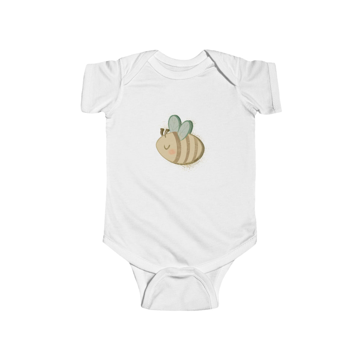 Baby Bee Bodysuit – Cute Sleeping Bee Infant Onesie