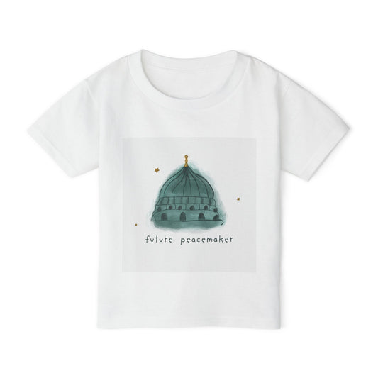 Toddler T-Shirt — "Future Peacemaker" Mosque Dome Graphic