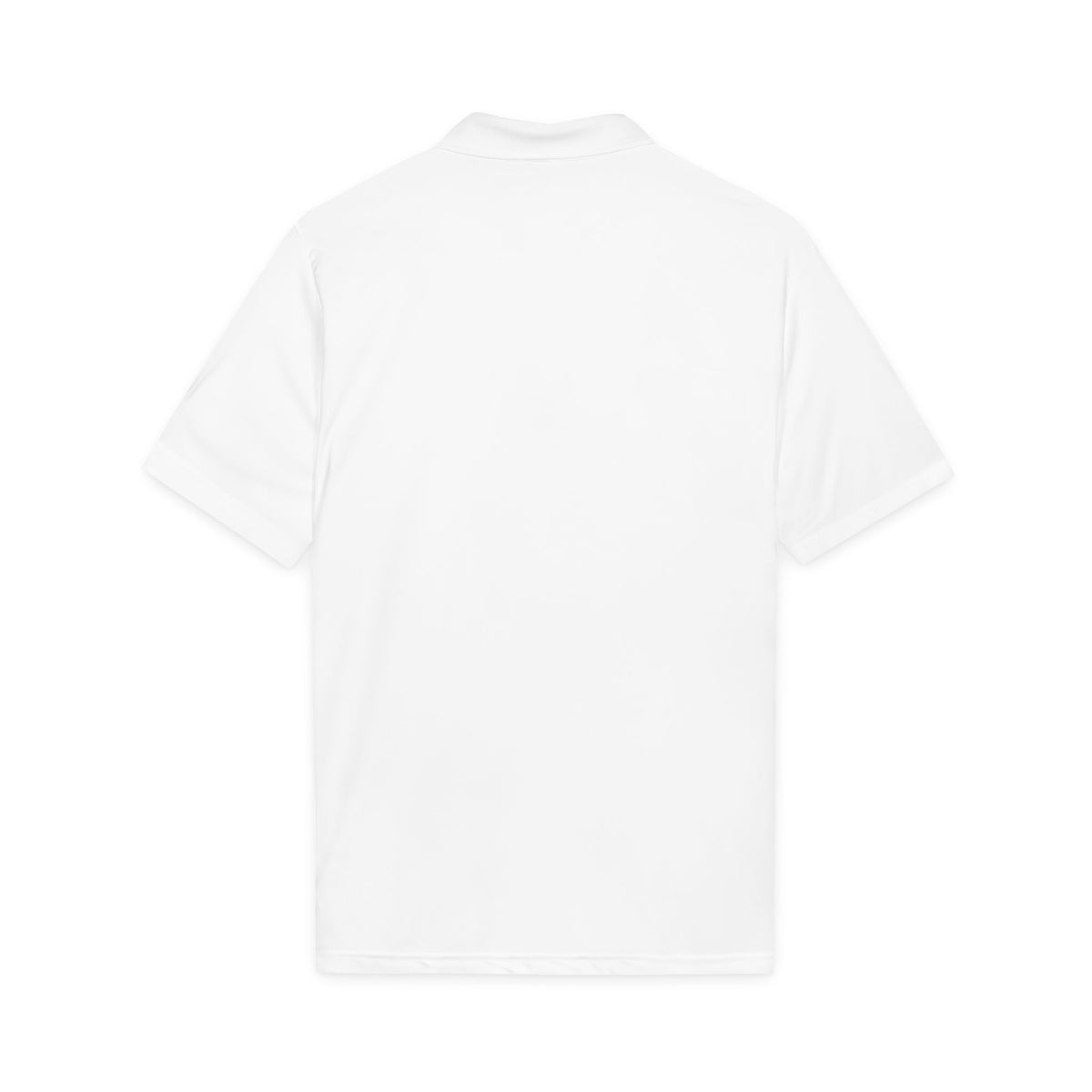 Embroidered Minimalist Selfish Era Co. Logo Polo Shirt — White Performance Golf/Work Polo