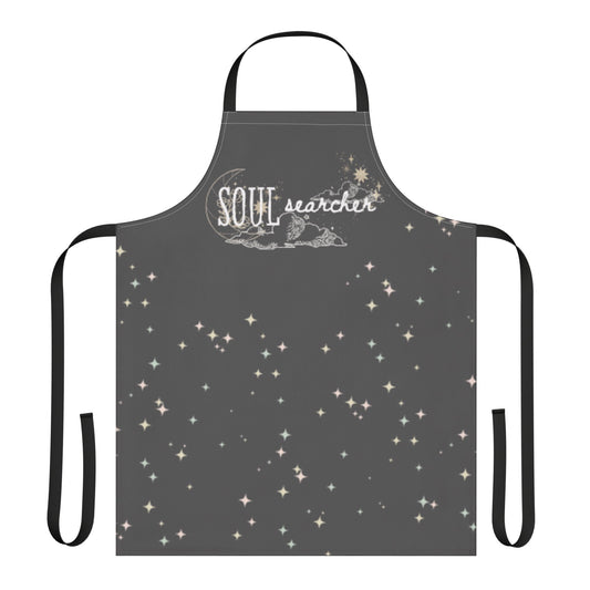 Soul Searcher Starry Apron — Celestial Cooking Apron with 'Soul Searcher' Design