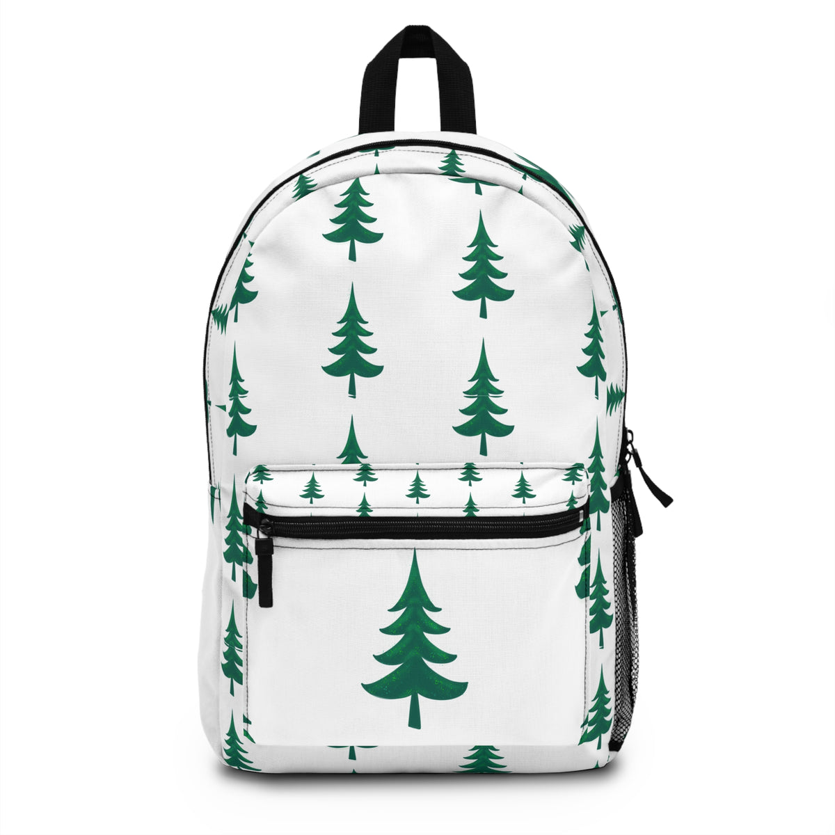 Ragon Enchanted Evergreen Pine Tree Backpack — Minimal Holiday Forest Print