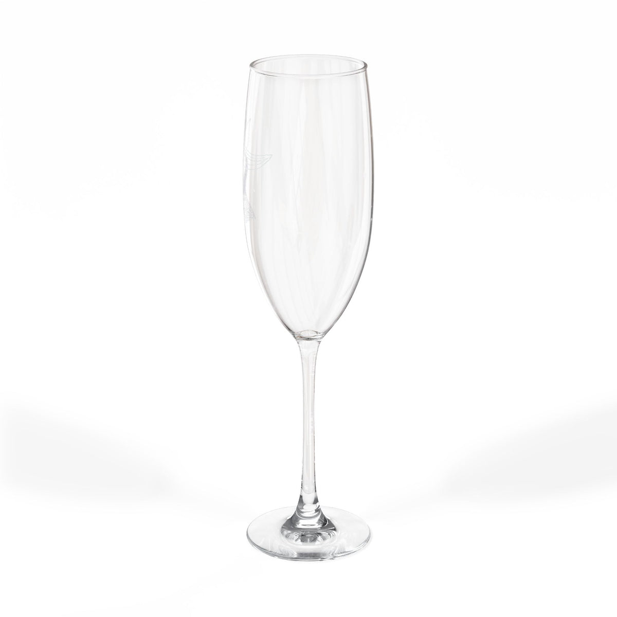 Engraved 8oz Champagne Flute — Elegant Sparkling Wine Glass
