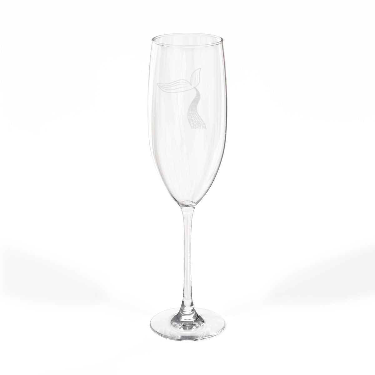 Engraved 8oz Champagne Flute — Elegant Sparkling Wine Glass