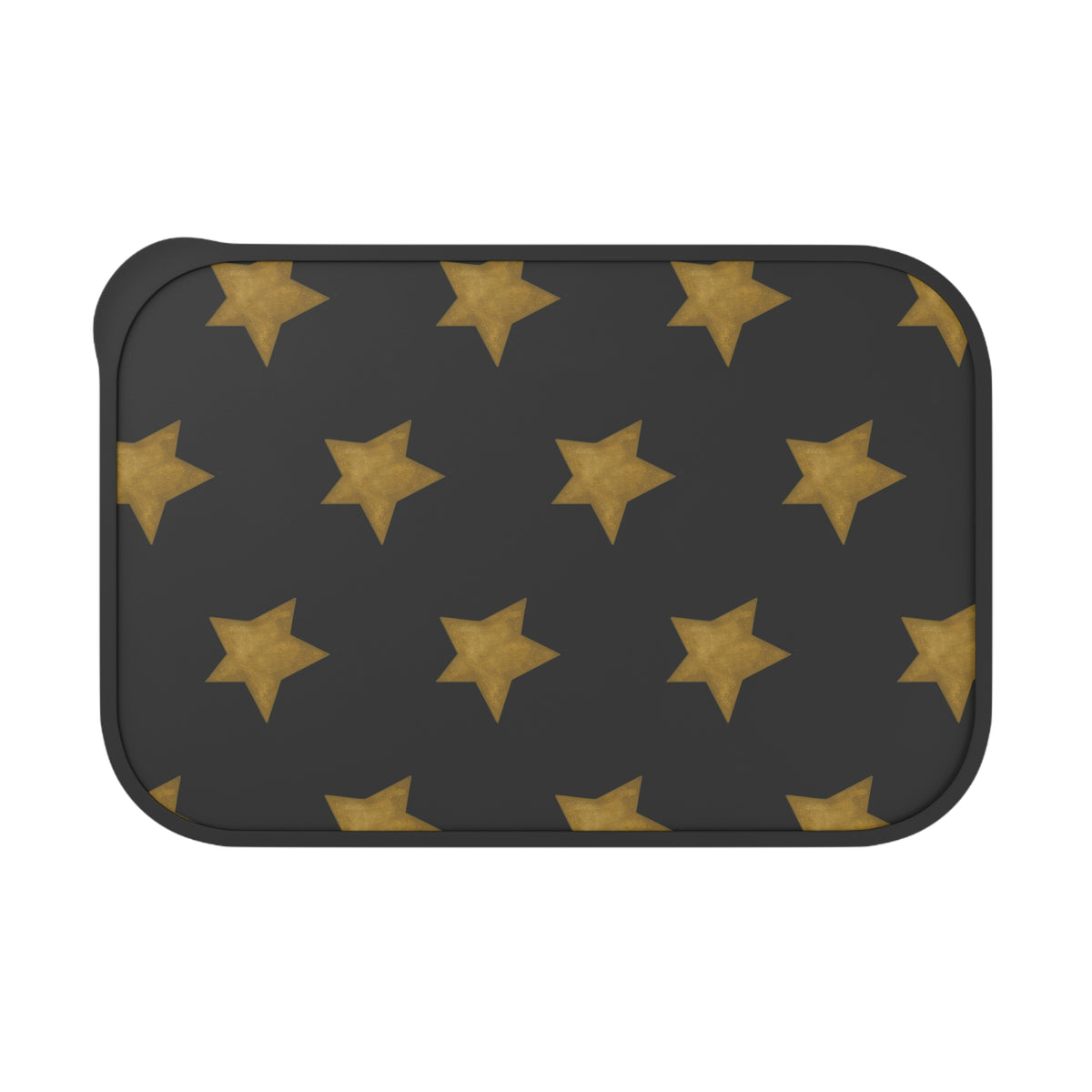 Ragon Gold Star Pattern Bento Box with Utensils — Eco PLA Lunch Container