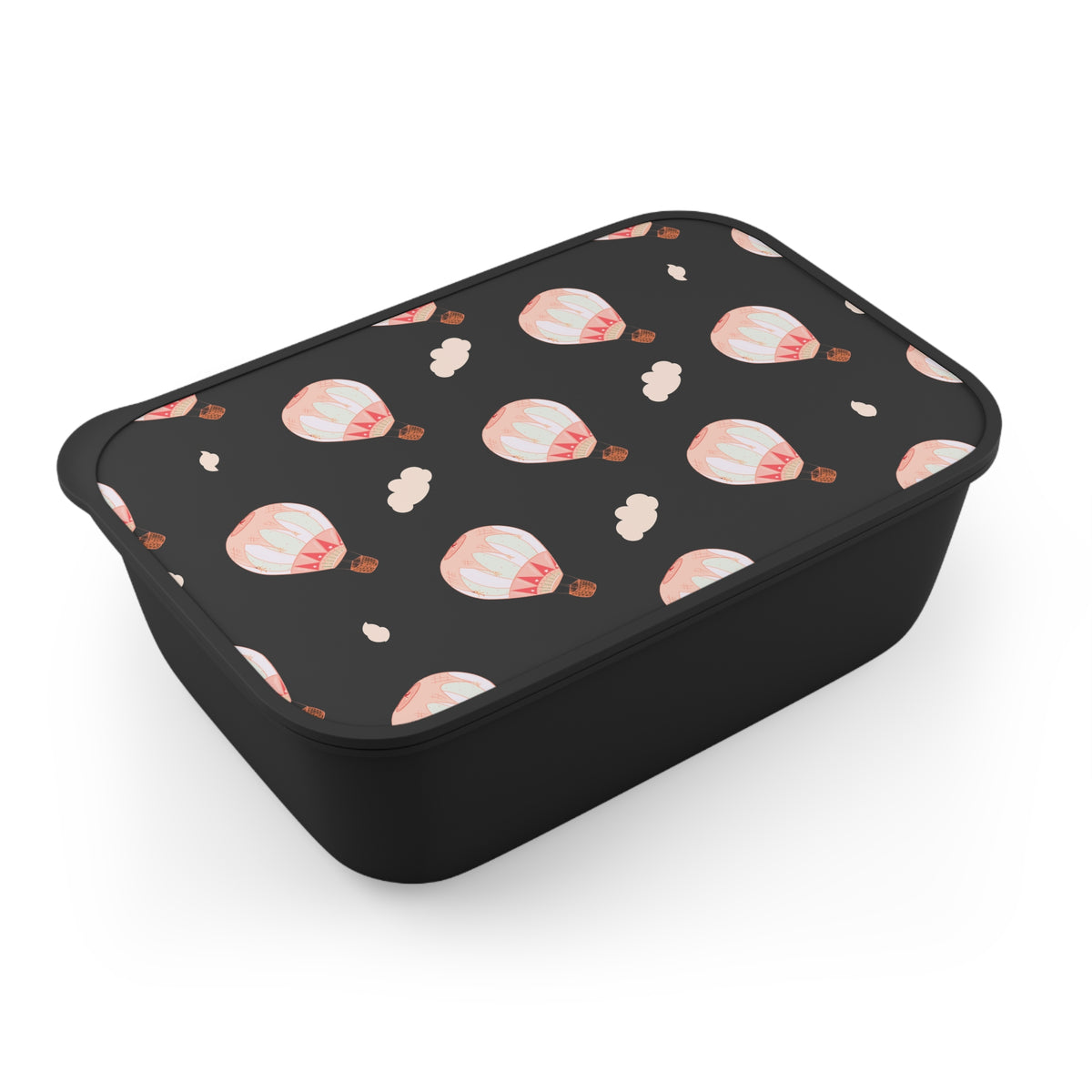Ragon Balooning PLA Bento Box with Band & Utensils — Eco-Friendly Kids Lunchbox