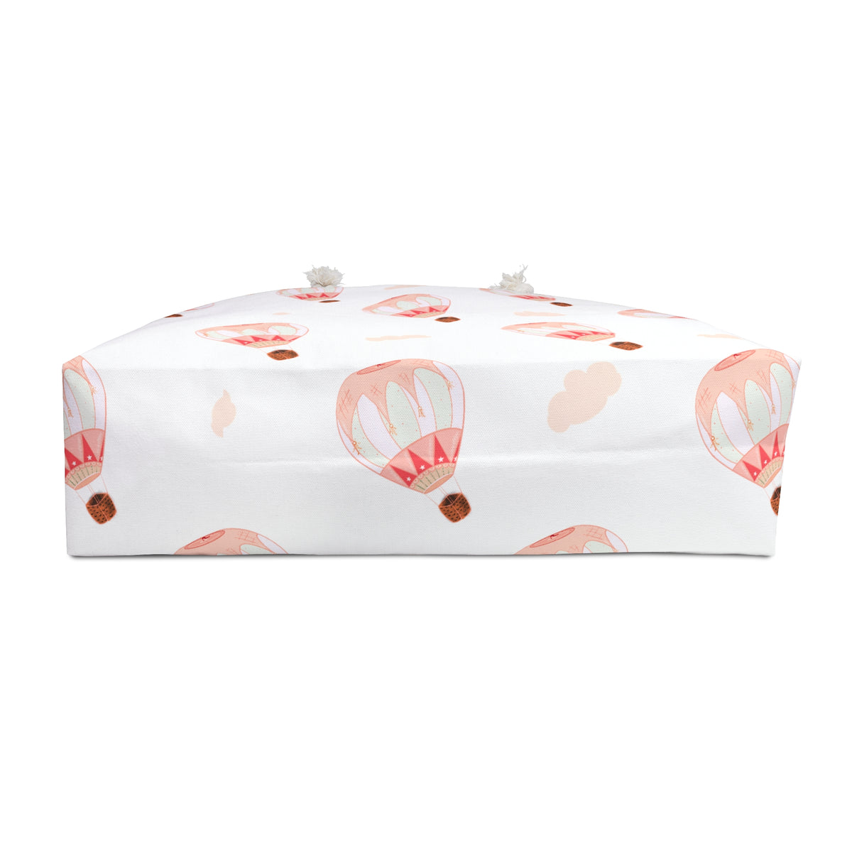Ragon Balooning Weekender Bag — Pink Watercolor Hot Air Balloon Travel Tote