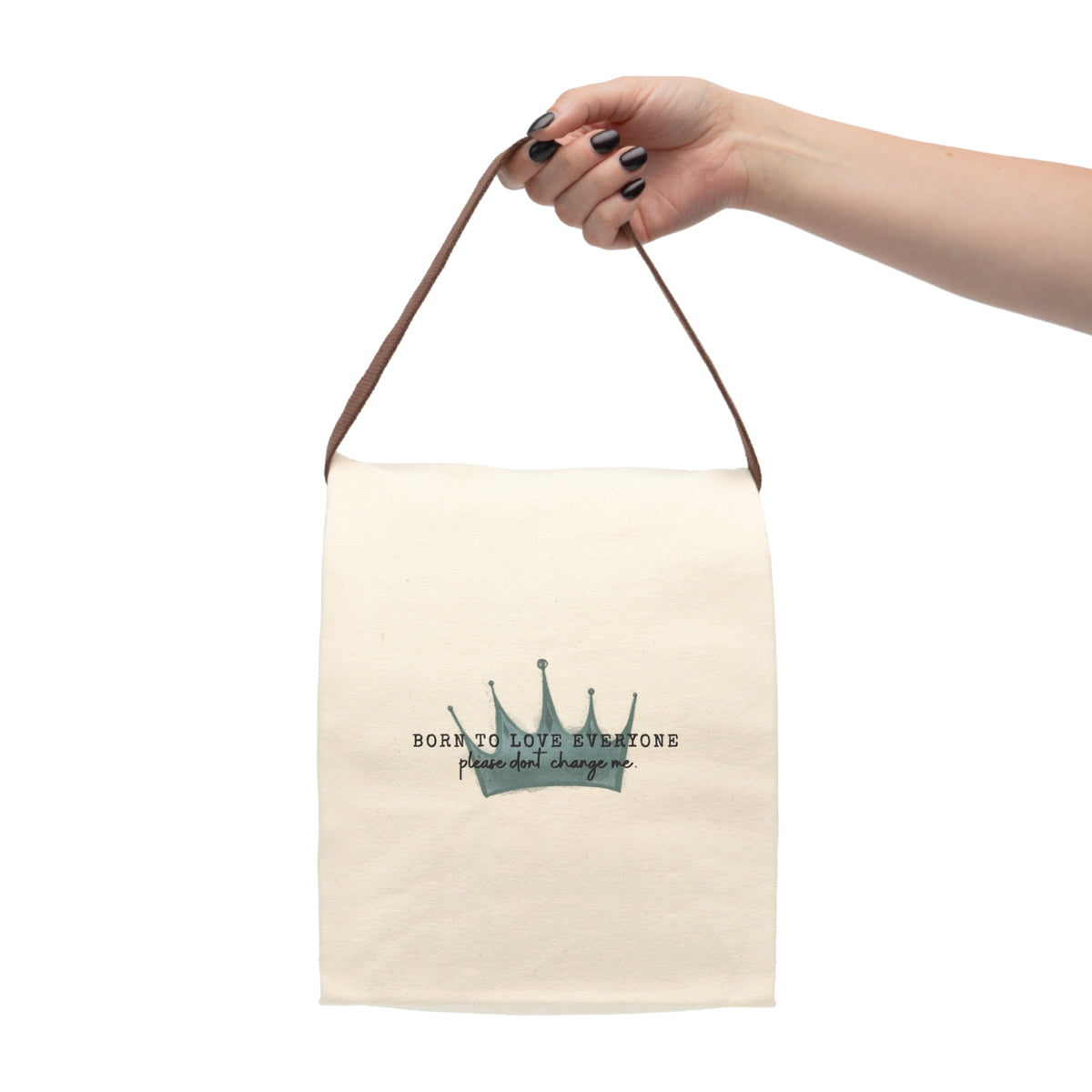 Ragon Born To Love Everyone Canvas Lunch Bag