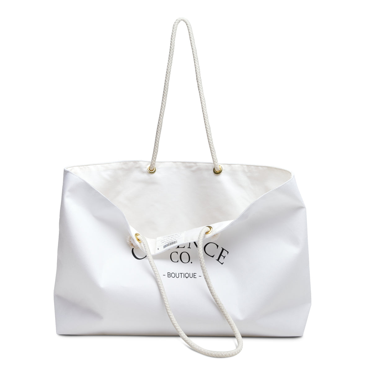 C+C Weekender Bag — Cade + Cadence Co. Logo Canvas Travel Tote