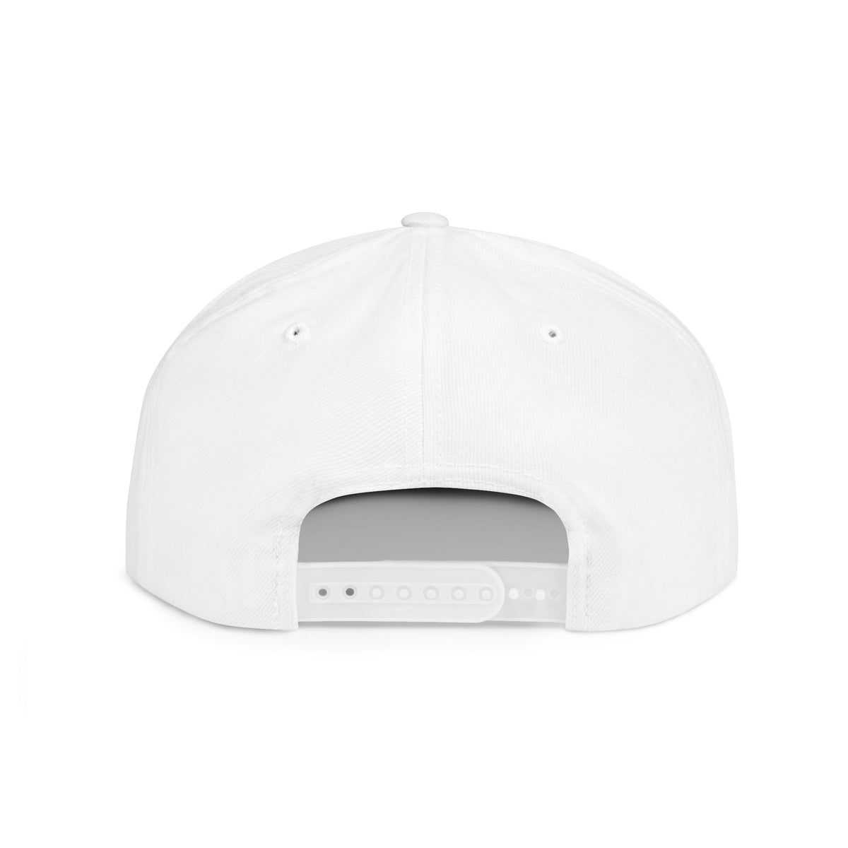 Feral Flat Bill Snapback Hat — White Gold Foil Logo