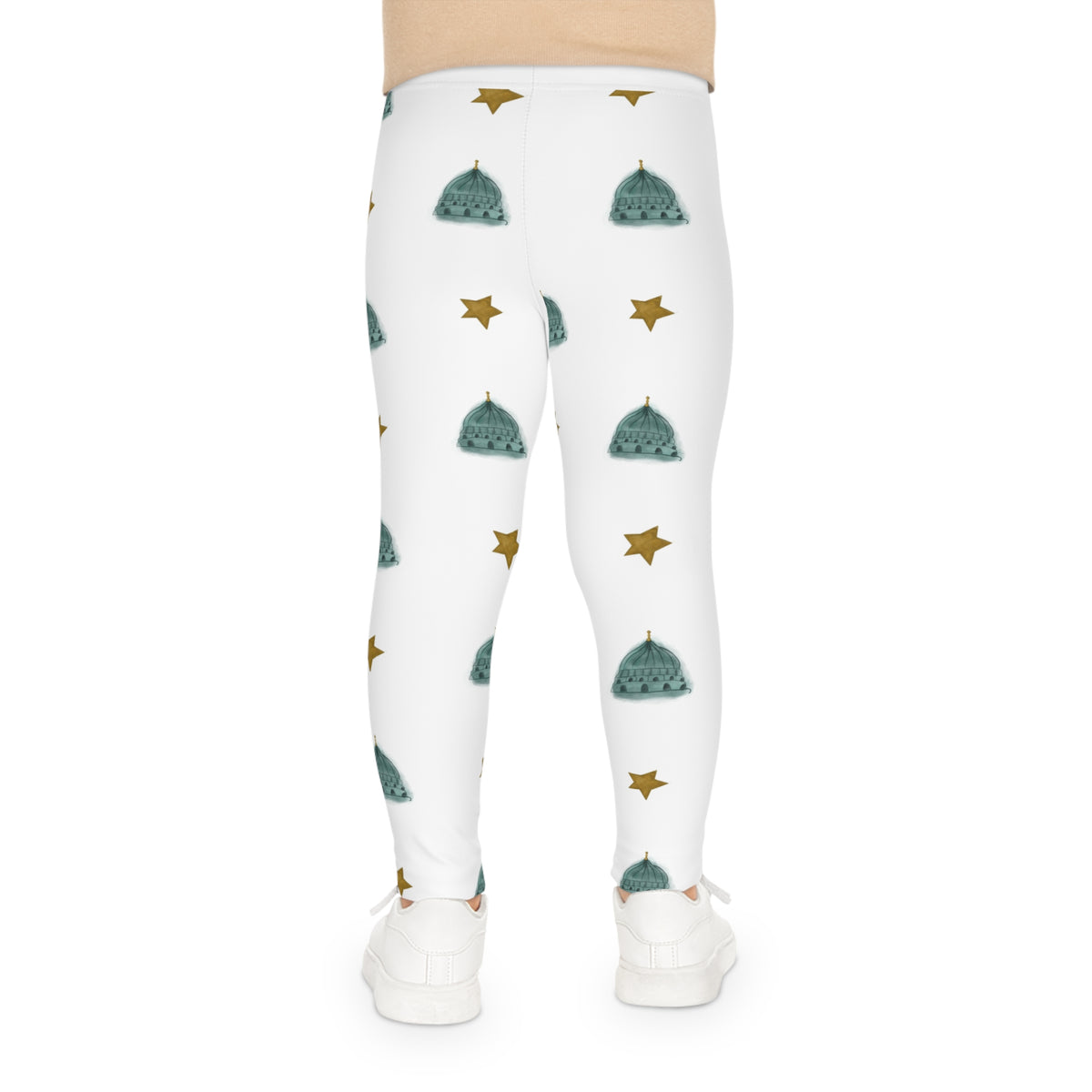 Ragon Kids Peacemaker Capital & Star Leggings — Patterned Kids Leggings