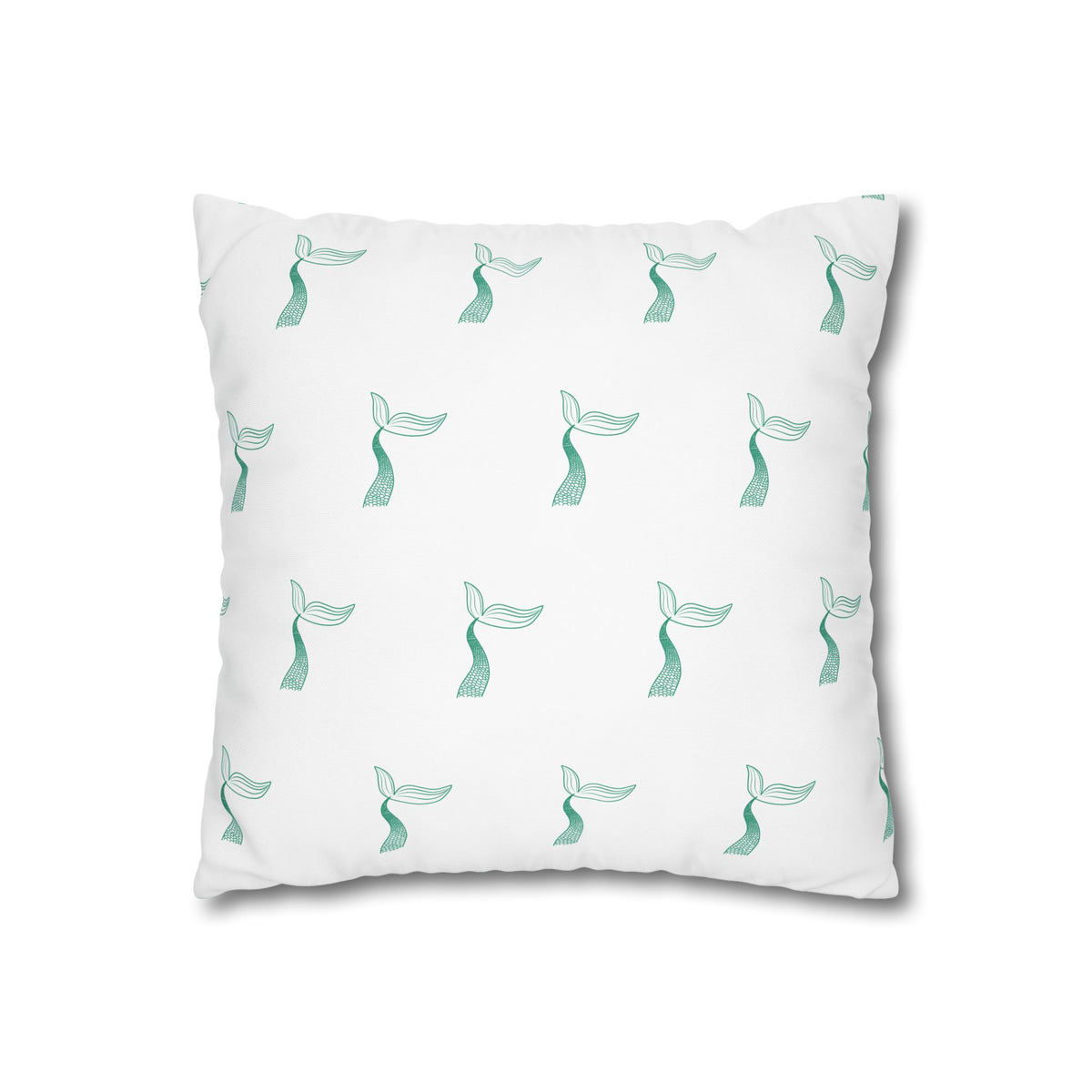 Write Your Own Tail Mermaid Tail Square Pillowcase - Inspirational Decorative Pillow Cover