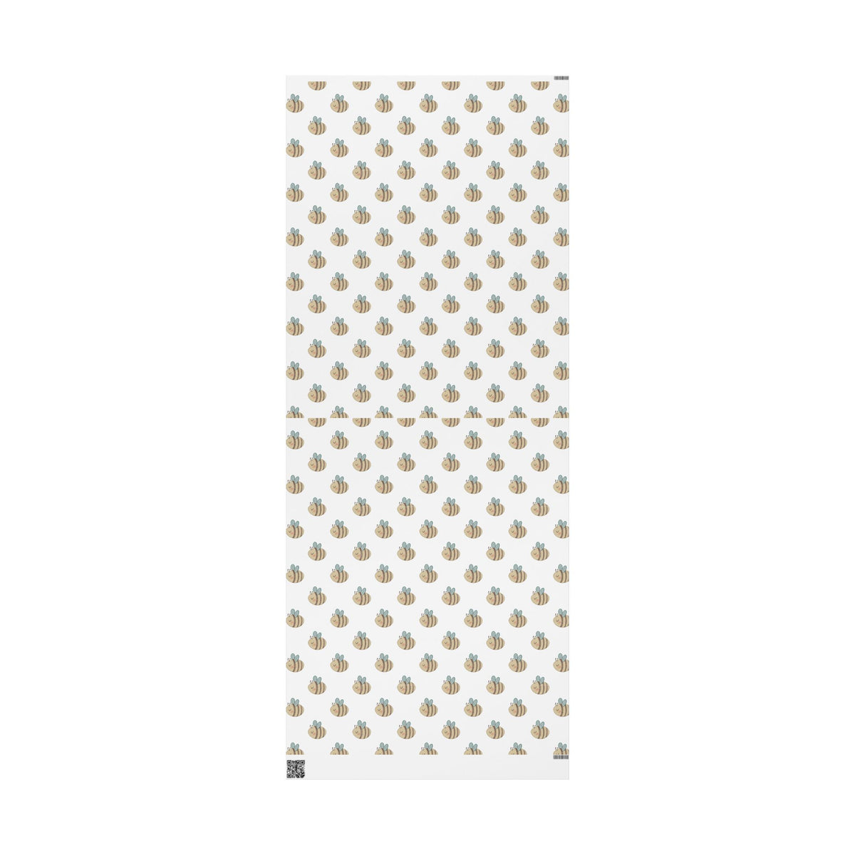 Ragon Bizzy Bee Wrapping Paper – Cute Beige & Teal Bee Gift Wrap