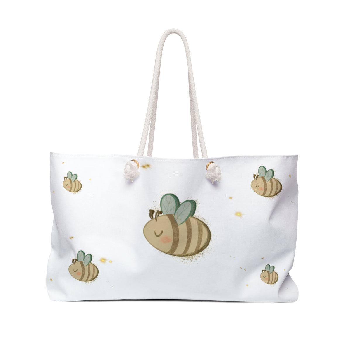Ragon Bizzy Bee Pattern Weekender Bag — Travel Tote