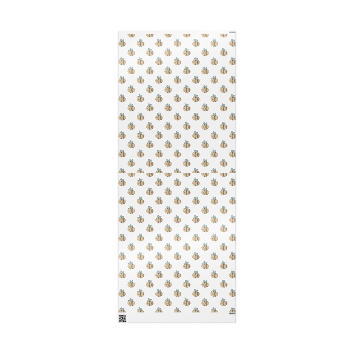 Ragon Bizzy Bee Wrapping Paper – Cute Beige & Teal Bee Gift Wrap