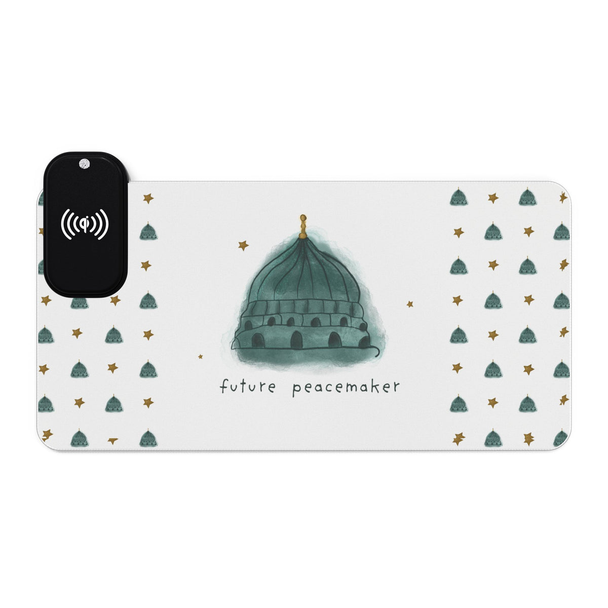 Ragon Wireless LED Gaming Mouse Pad – Future Peacemaker Capitol Charging Desk Mat