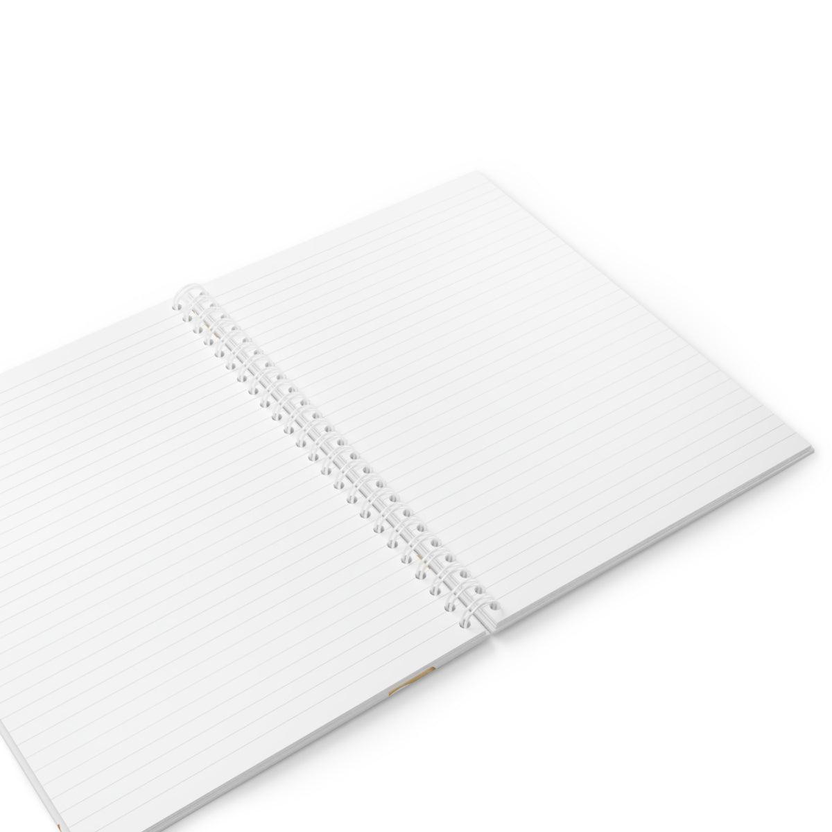 Ragon Gold Crescent Moon Spiral Notebook — Minimal Celestial Journal for Notes & Gifts
