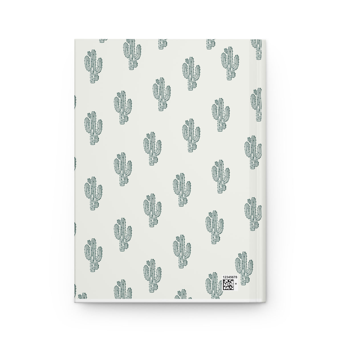 Cowgirl Journal — "Like a Boss" Hardcover Notebook with Cactus Pattern