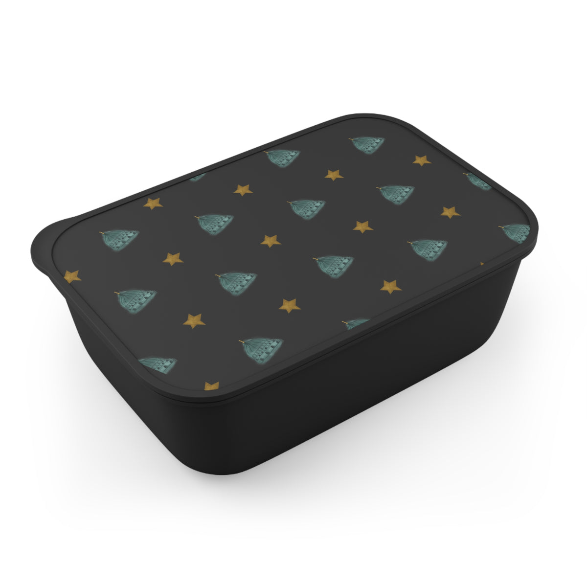Ragon Peacemaker Capitol Reusable PLA Bento Box Pattern — Eco-Friendly Lunch Box with Band & Utensils