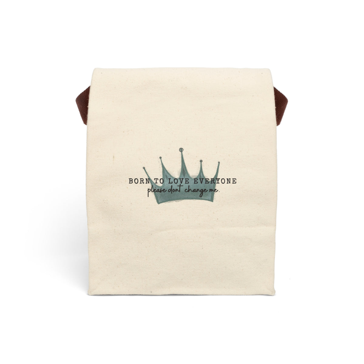 Ragon Born To Love Everyone Canvas Lunch Bag