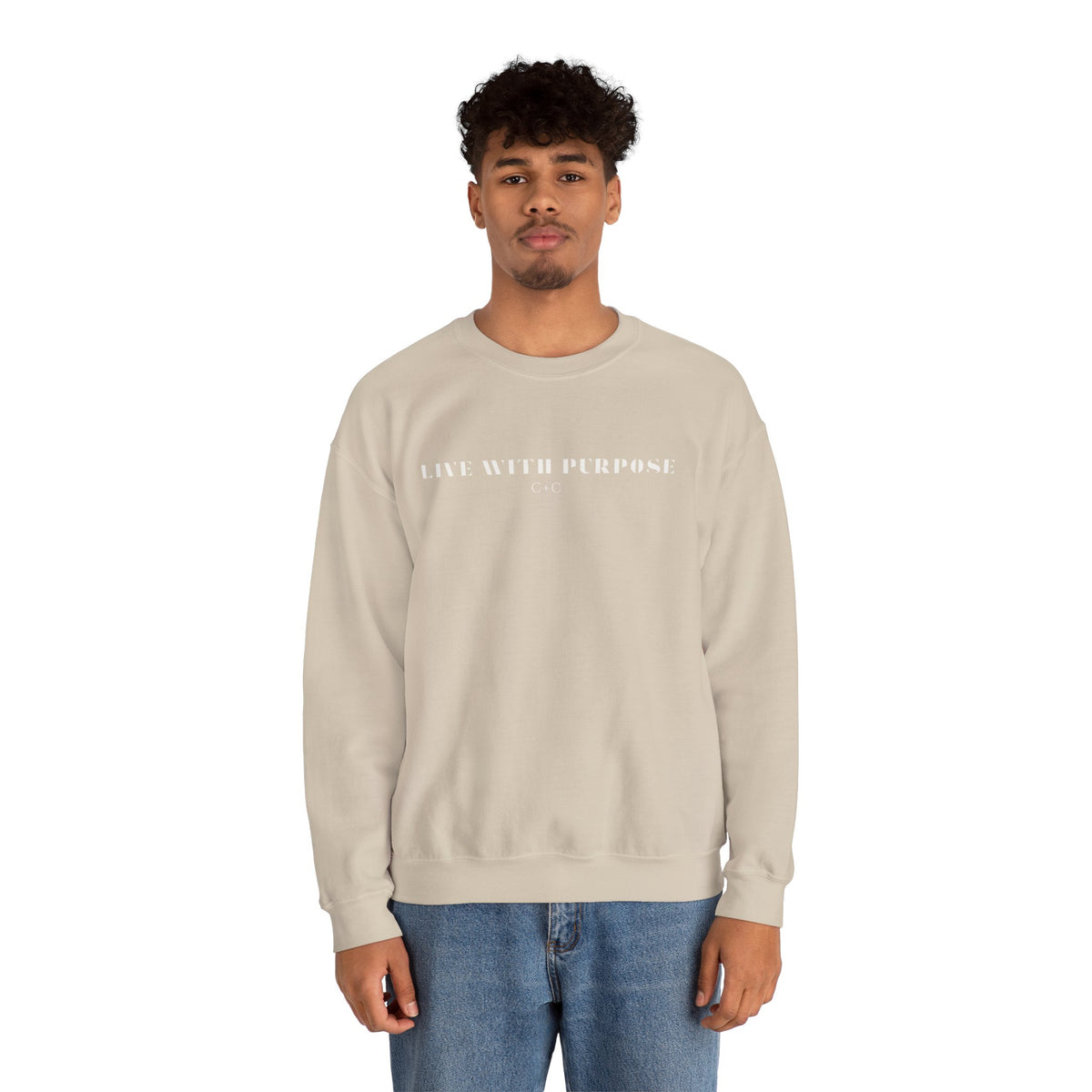 Live With Purpose C+C Crewneck Sweatshirt