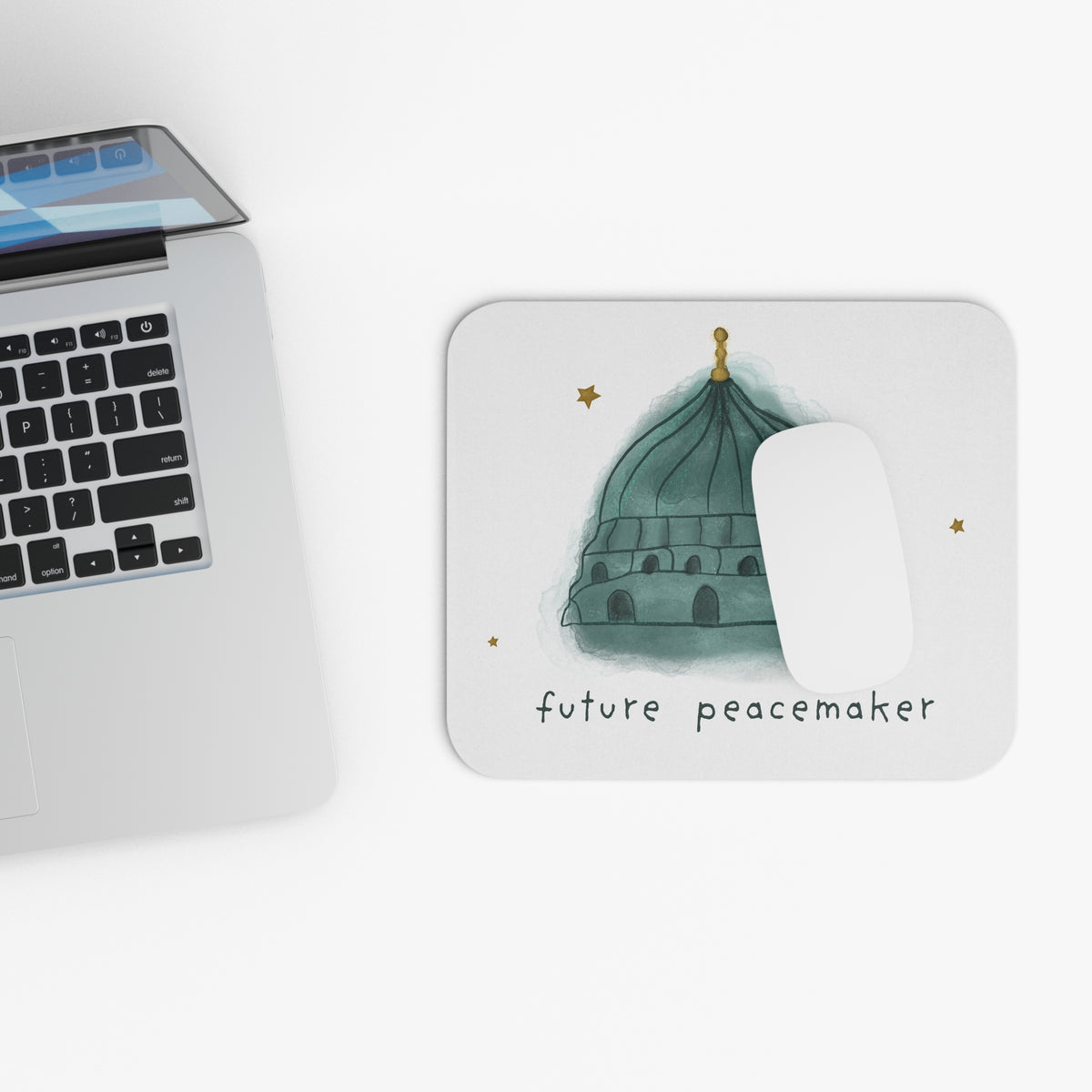 Ragon Capitol Future Peacemaker Mouse Pad — Inspirational  Desk Mat