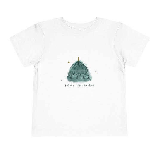 Toddler Tee — 'Future Peacemaker' Dome Graphic