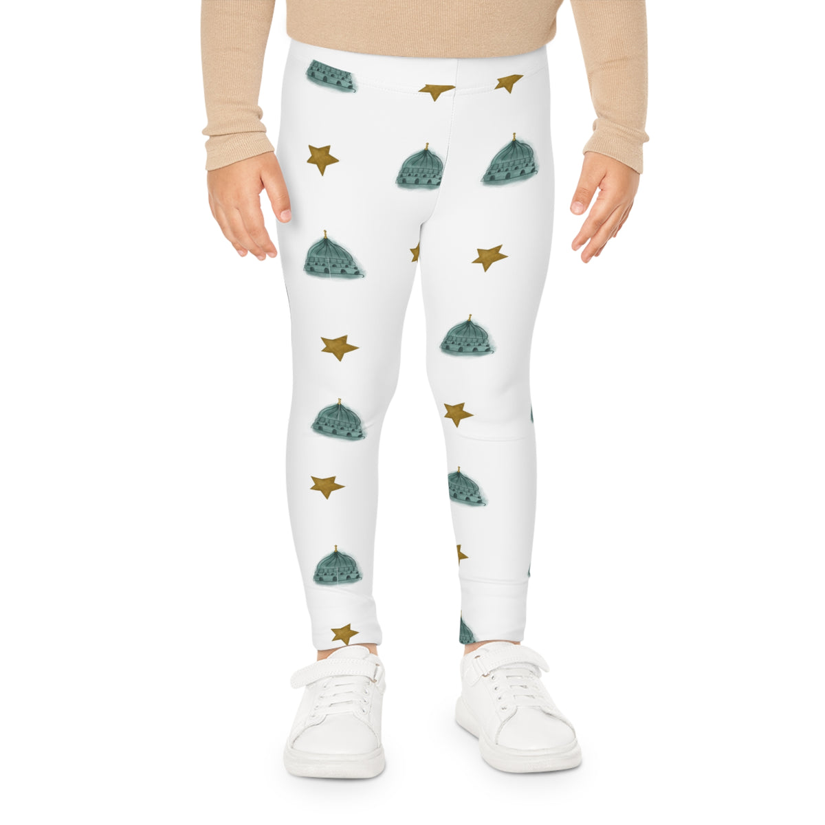 Ragon Kids Peacemaker Capital & Star Leggings — Patterned Kids Leggings