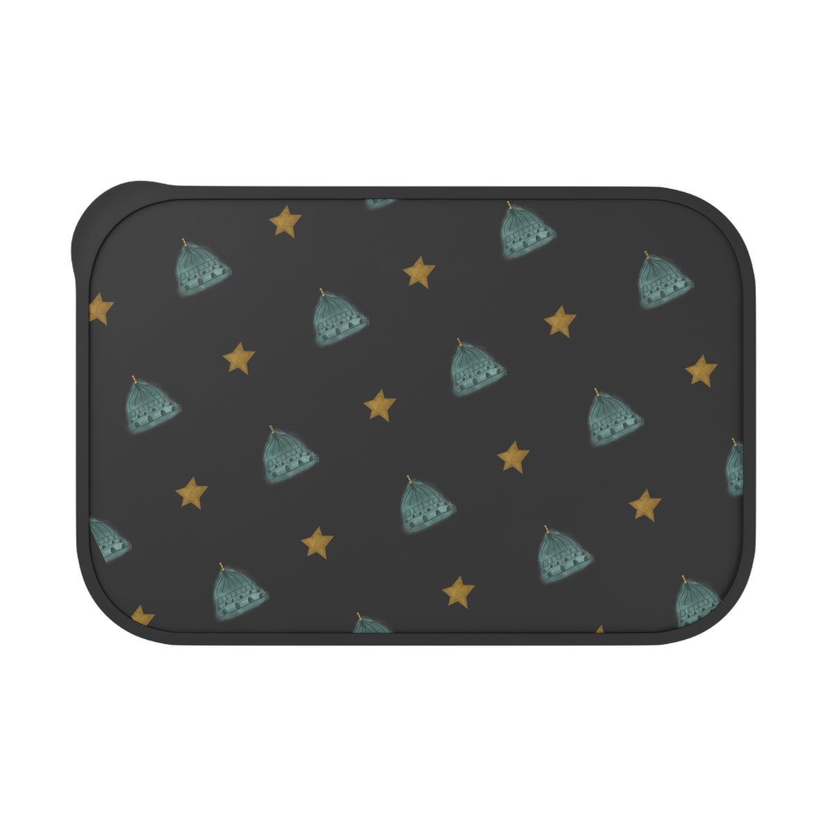 Ragon Peacemaker Capitol Reusable PLA Bento Box Pattern — Eco-Friendly Lunch Box with Band & Utensils