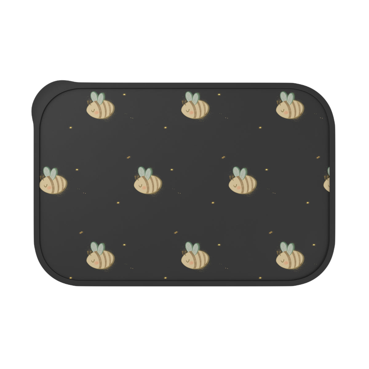 Ragon Bizzy Bee PLA Bento Box with Band & Utensils — Eco-Friendly Lunch Container